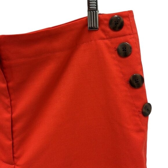Ann Taylor Orange Plus Size Ankle Pants Loose Wide Leg Office Career‎ Plus 16 - Picture 3 of 7